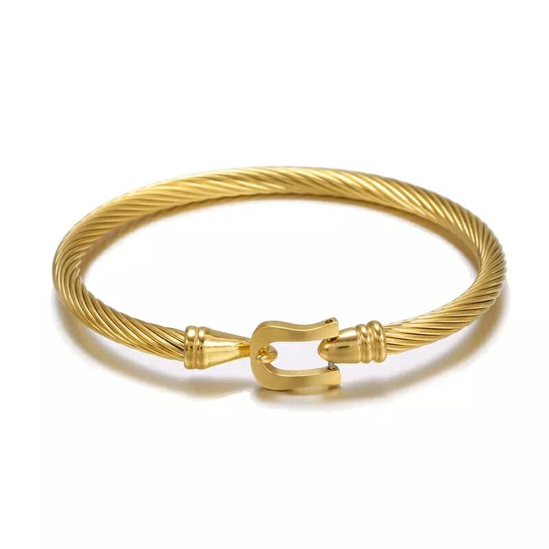 Bracelet câble ceinture en Or 18K 100% Artisanal – Image 2