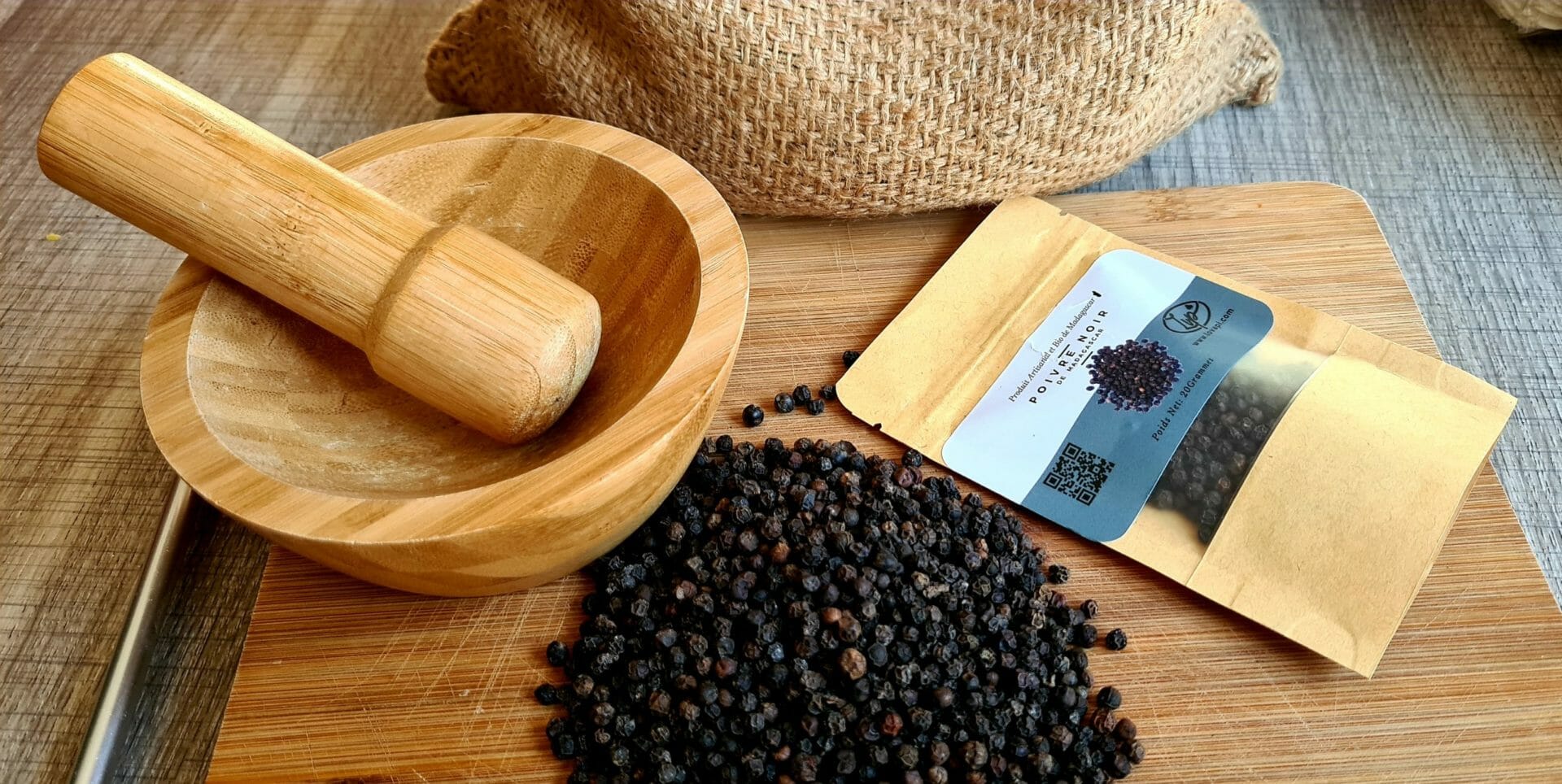 Graine de poivre noir entier (voatsiperifery) Bio de Madagascar-LVP 1kg – Image 5