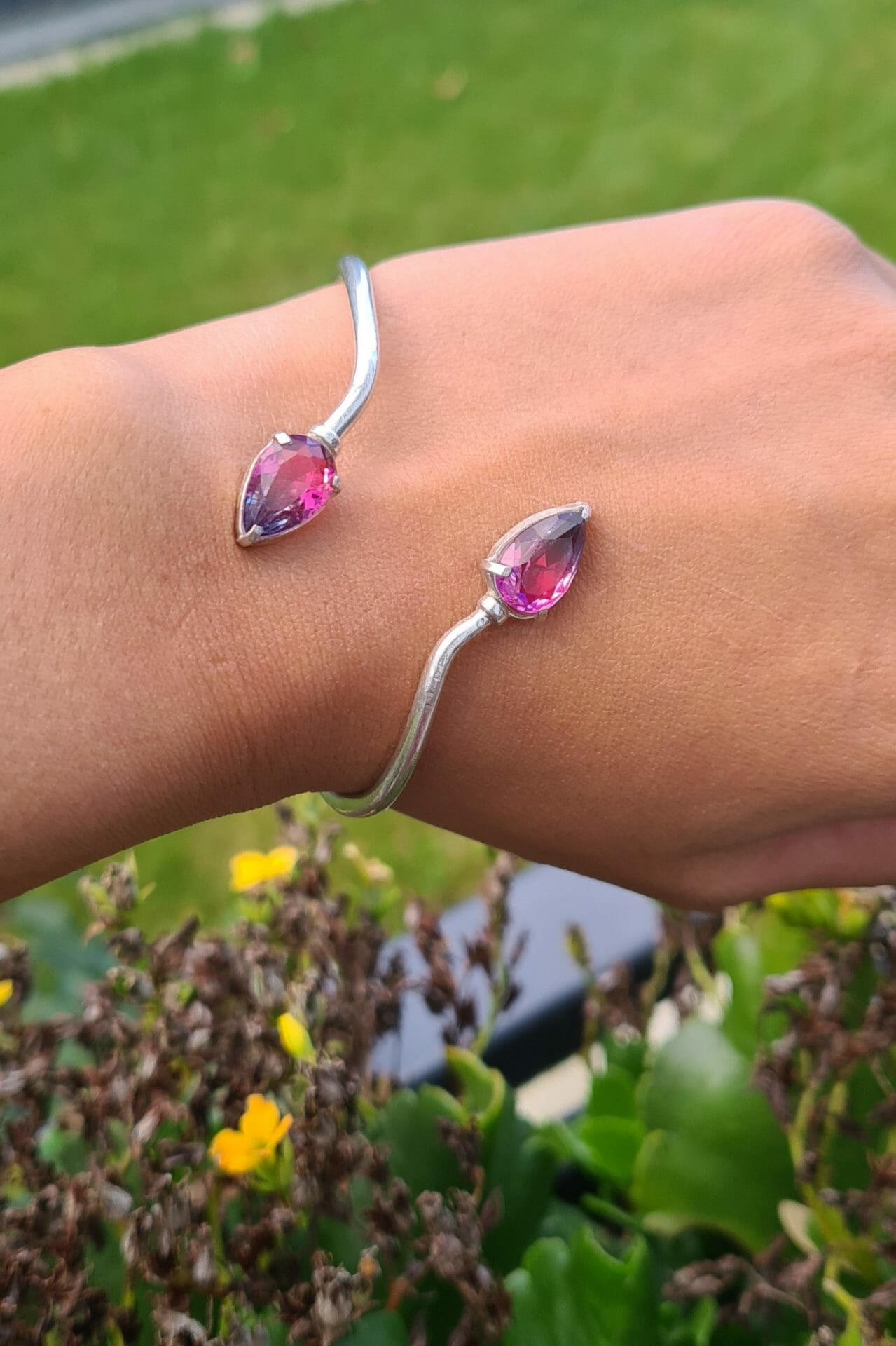 Bracelet vangovango en forme de serpent 100% Argent-20cm – Image 2