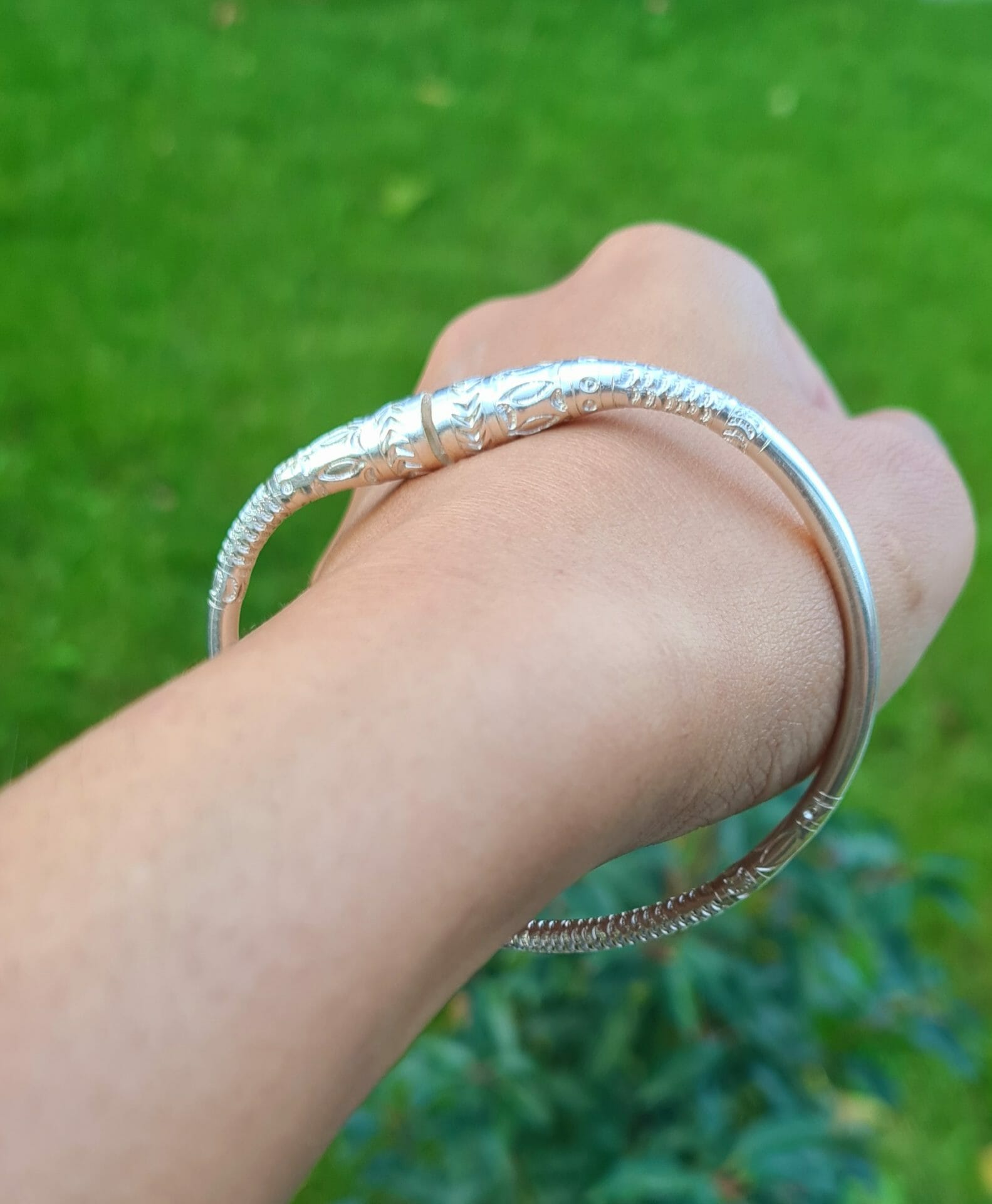 Bracelet Vangovango saccalava classique 100% en argent pour homme – Image 3