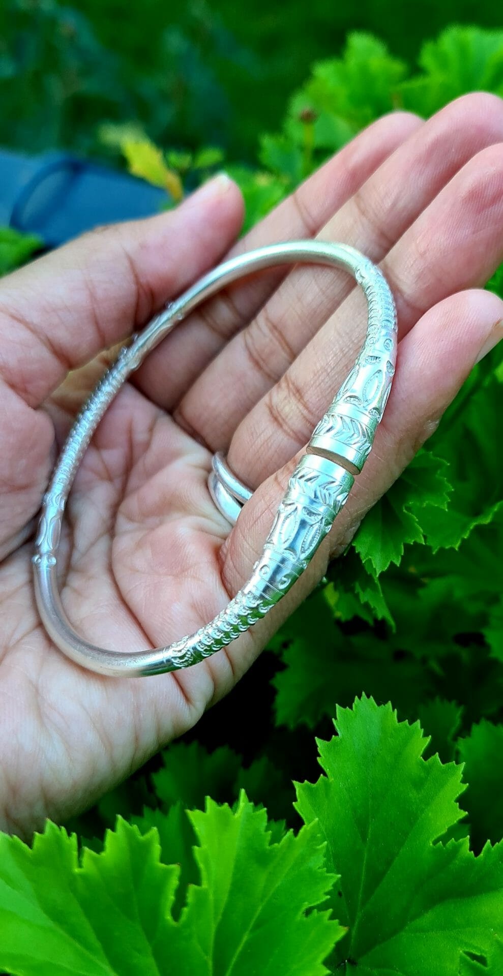 Bracelet Vangovango saccalava classique 100% en argent pour homme – Image 2