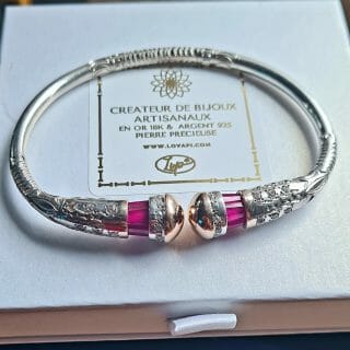 Bracelet vangovango matoky valeur Argent/Or(100% artisanal)-42G H/F Mixte