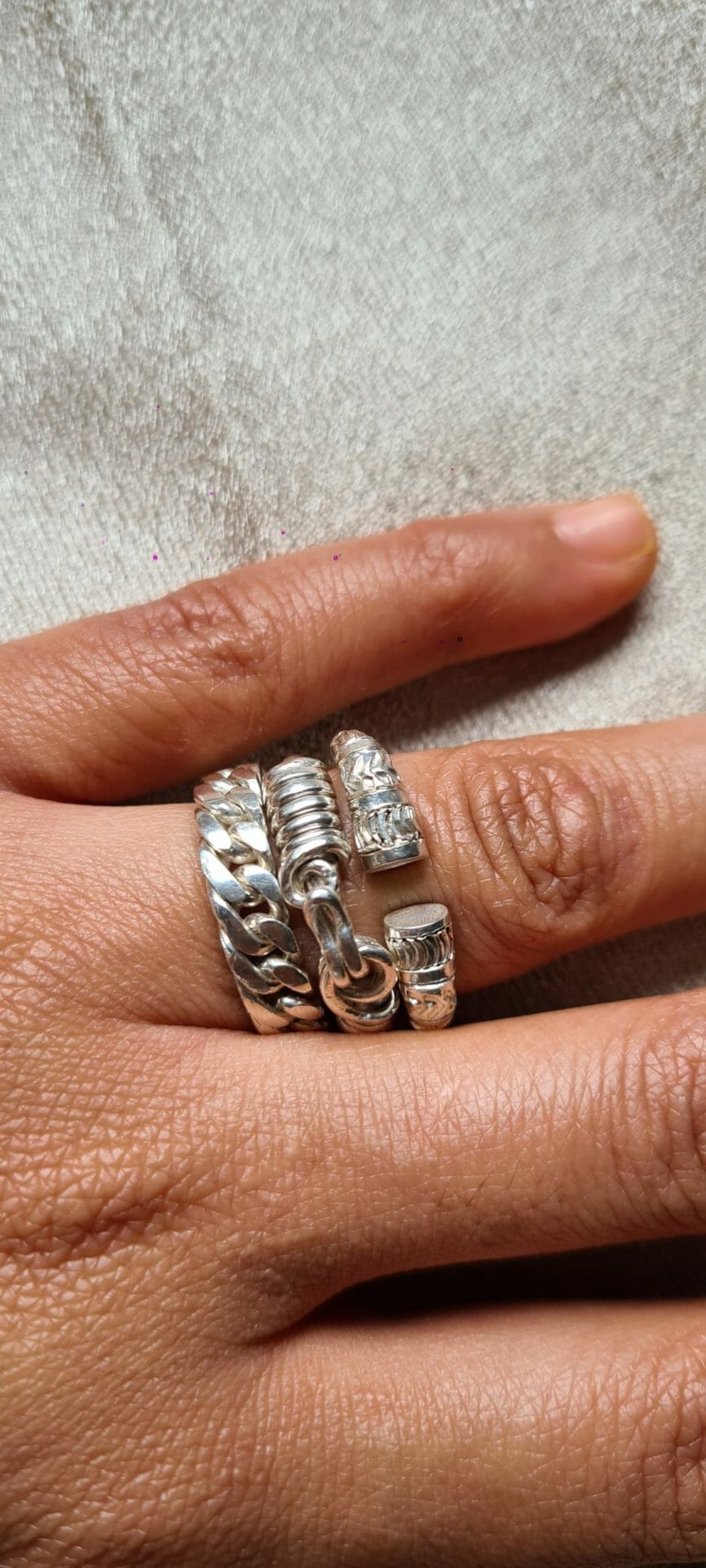 Lot de bague emblématique malgache en Argent 925 100% Artisanal – Image 3