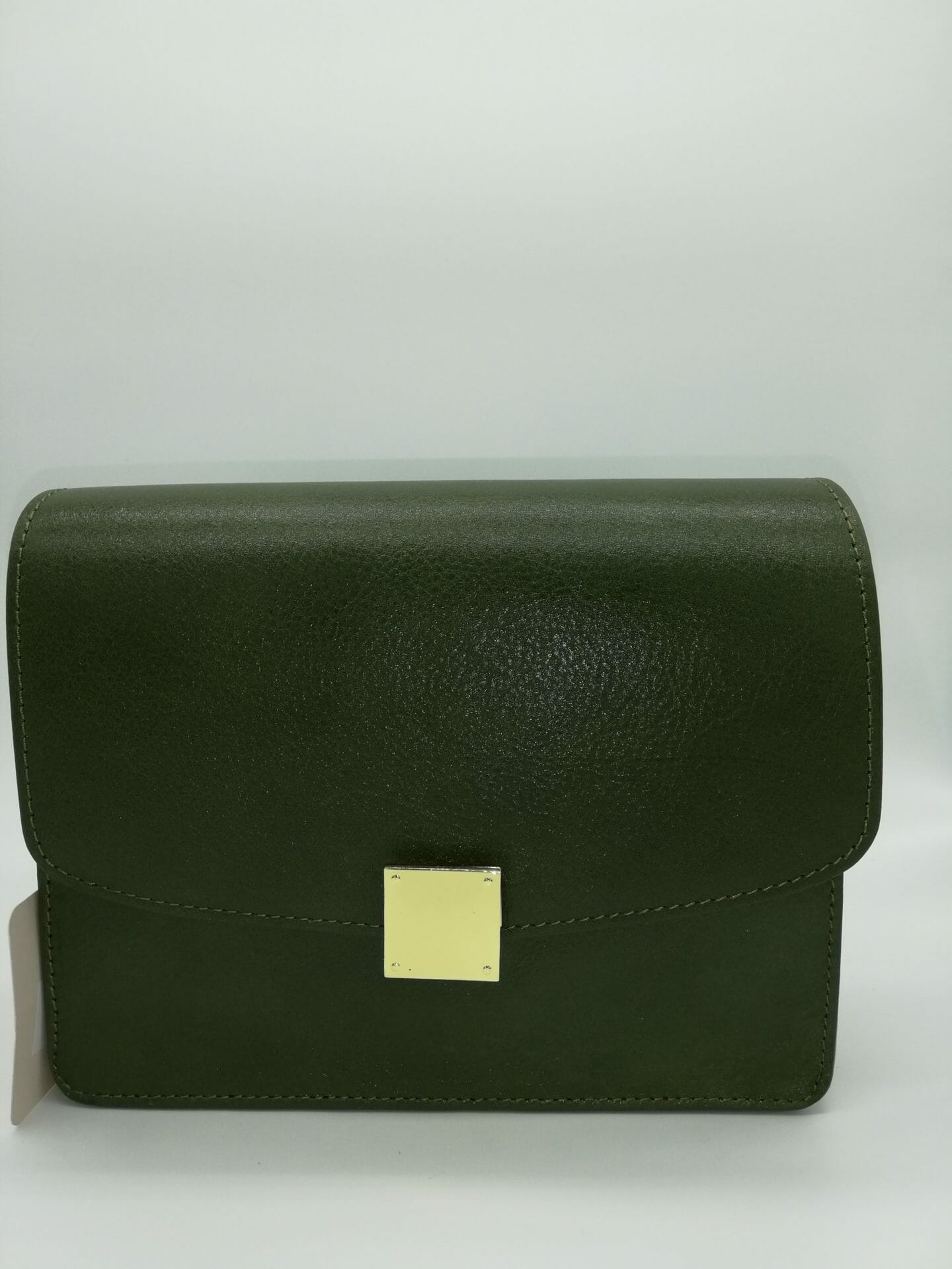 Sac bandoulière fermoir doré ( 100% Cuir Italien) – Image 7