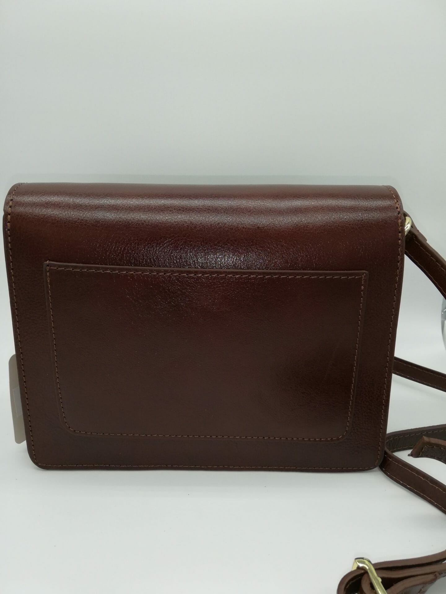 Sac bandoulière fermoir doré ( 100% Cuir Italien) – Image 5