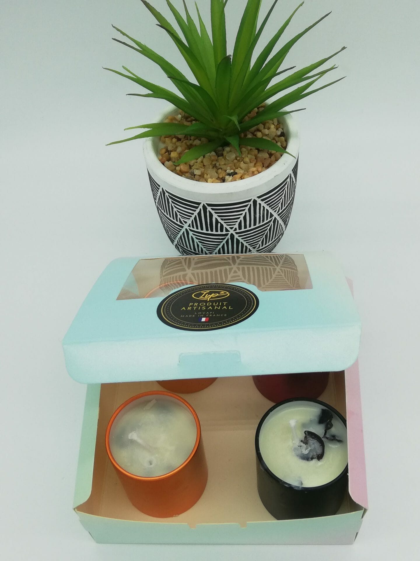 Coffret bien-être bougie massage parfum ananas (100% artisanal)-LVP – Image 7