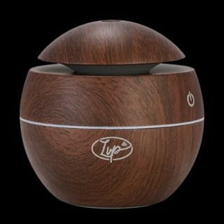 Humidificateur dhuile essentielle ultrasons à eau bois noir