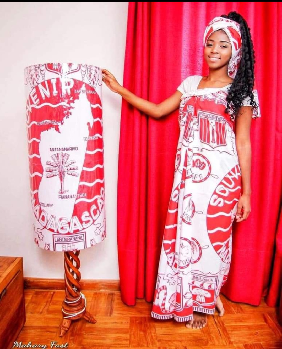 ensemble lambahoany en coton