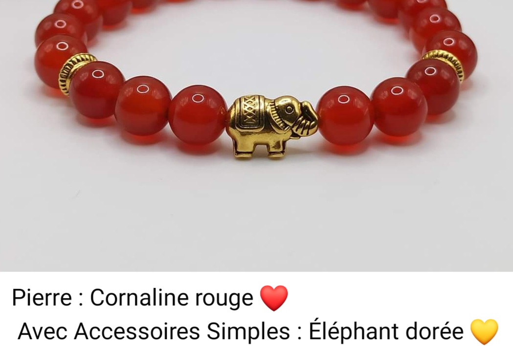 pierre cornaline rouge vertu