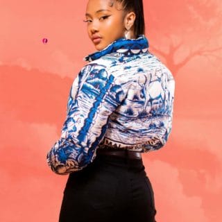 Doudoune Crop-top/bombers /Veste/collection LAMBAOINE/ Madagascar