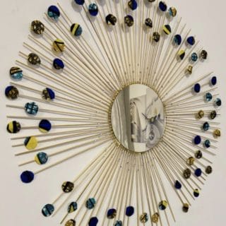 Miroir décoration soleil