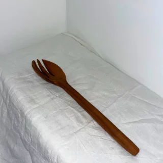 Fourchette à Salade en Bois Artisanale