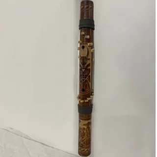 Valiha de Madagascar - Tête de Zébus