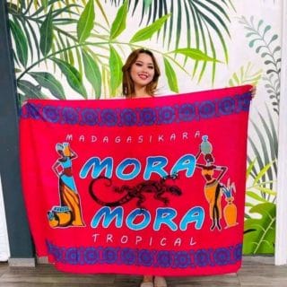 1 paréo plage fibranne/Salova/LAMBAOINE/Pagne traditionnel Malagasy