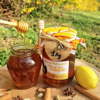 1kg de Miel de Niaouli/ Miel de Sud-est/ miel de Manakara/ Madagascar