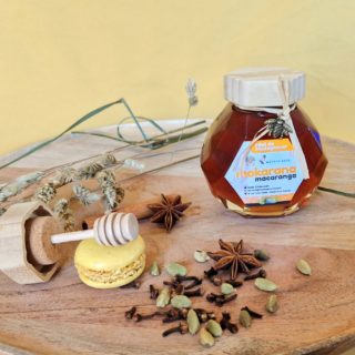 500gr de Miel de Mokarana en BOCAL MAGIQUE/ miel du Sud-est de Madagascar