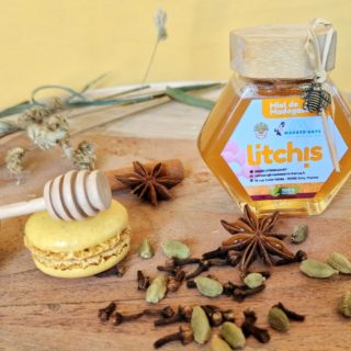 900gr de Miel de Litchi en BOCAL MAGIQUE/ Miel de Sud-est de Madagascar