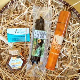 Pack-coffret KADÔ découverte MM 250gr miel Niaouli et 5 gousses de vanille de Madagascar