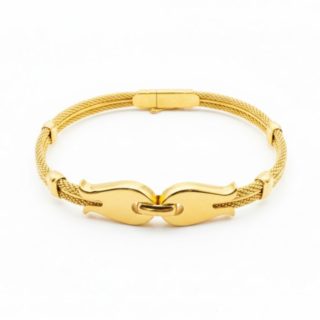 Bracelet cable guitare en OR