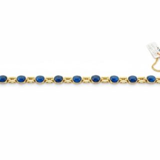 Bracelet en OR avec Saphir Simple