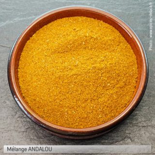 ANDALOU 100g M ... mélange d'épices, herbes aromatiques, condiments, piments