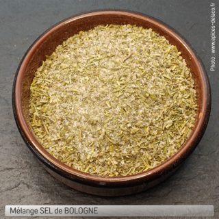 SEL de BOLOGNE 165g M ... mélange d'épices, herbes aromatiques, condiments, piments