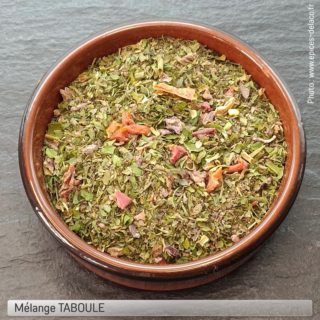 TABOULE 260g XL ... mélange d'épices, herbes aromatiques, condiments, piments