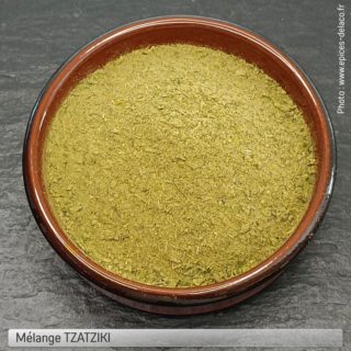 TZATZIKI 220g L ... mélange d'épices, herbes aromatiques, condiments, piments
