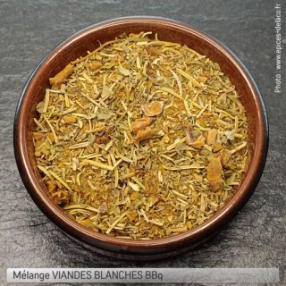 VIANDES BLANCHE BBq 80g M ... mélange d'épices, herbes aromatiques, condiments, piments
