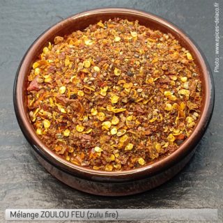 ZOULOU FEU (zulu fire) 440g XL ... mélange d'épices, herbes aromatiques, condiments, piments