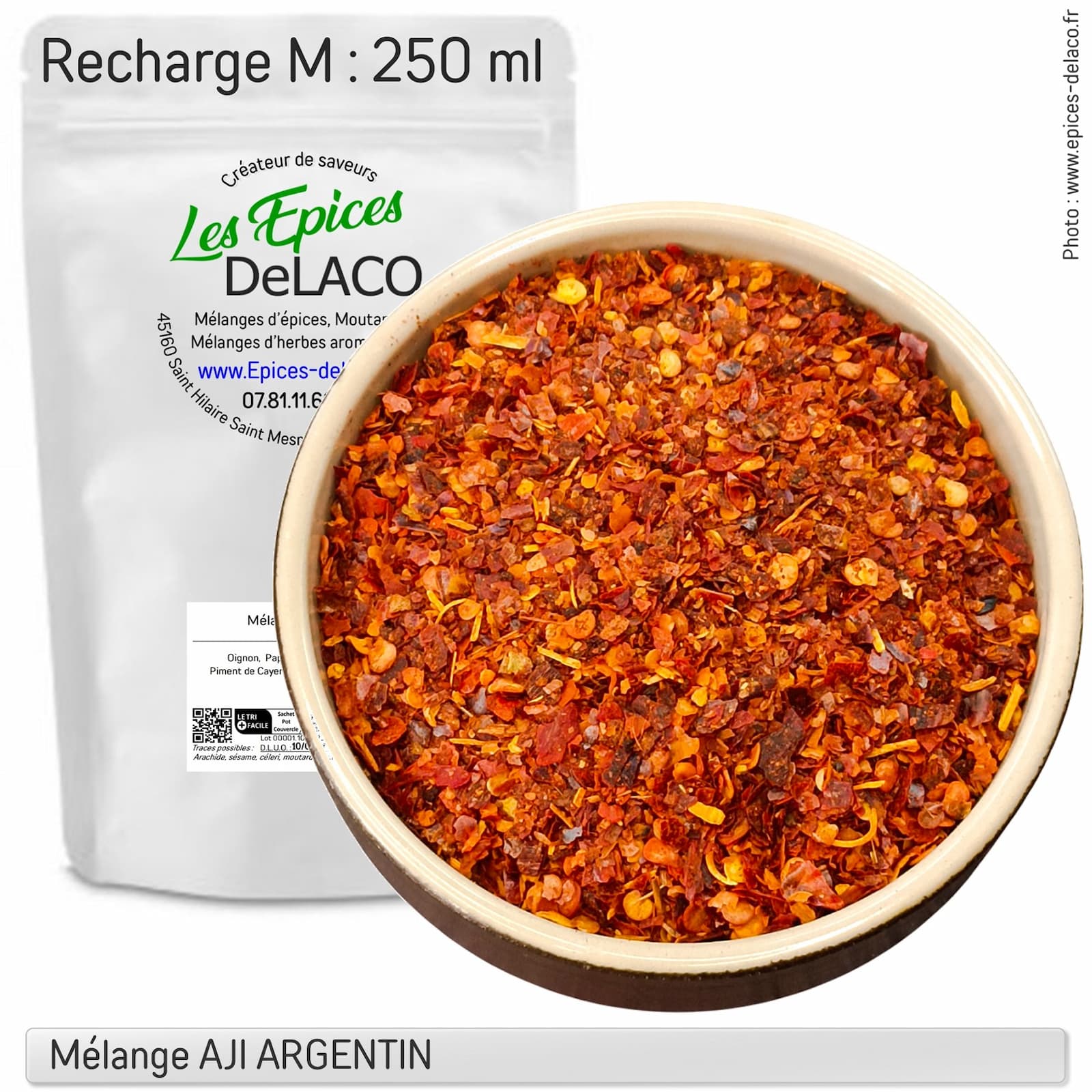 AJI ARGENTIN 110g M ... mélange d'épices, herbes aromatiques, condiments, piments – Image 3