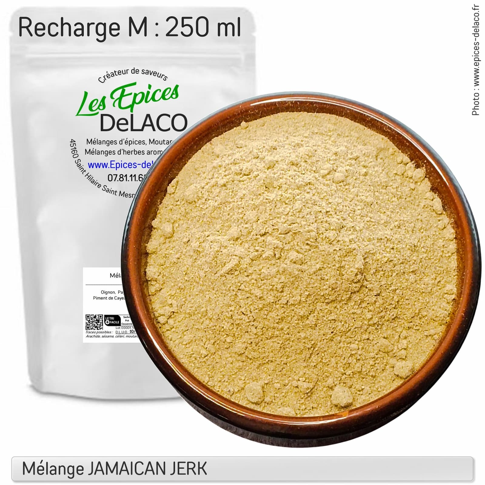 JAMAICAN JERK 100g M ... mélange d'épices, herbes aromatiques, condiments, piments – Image 3