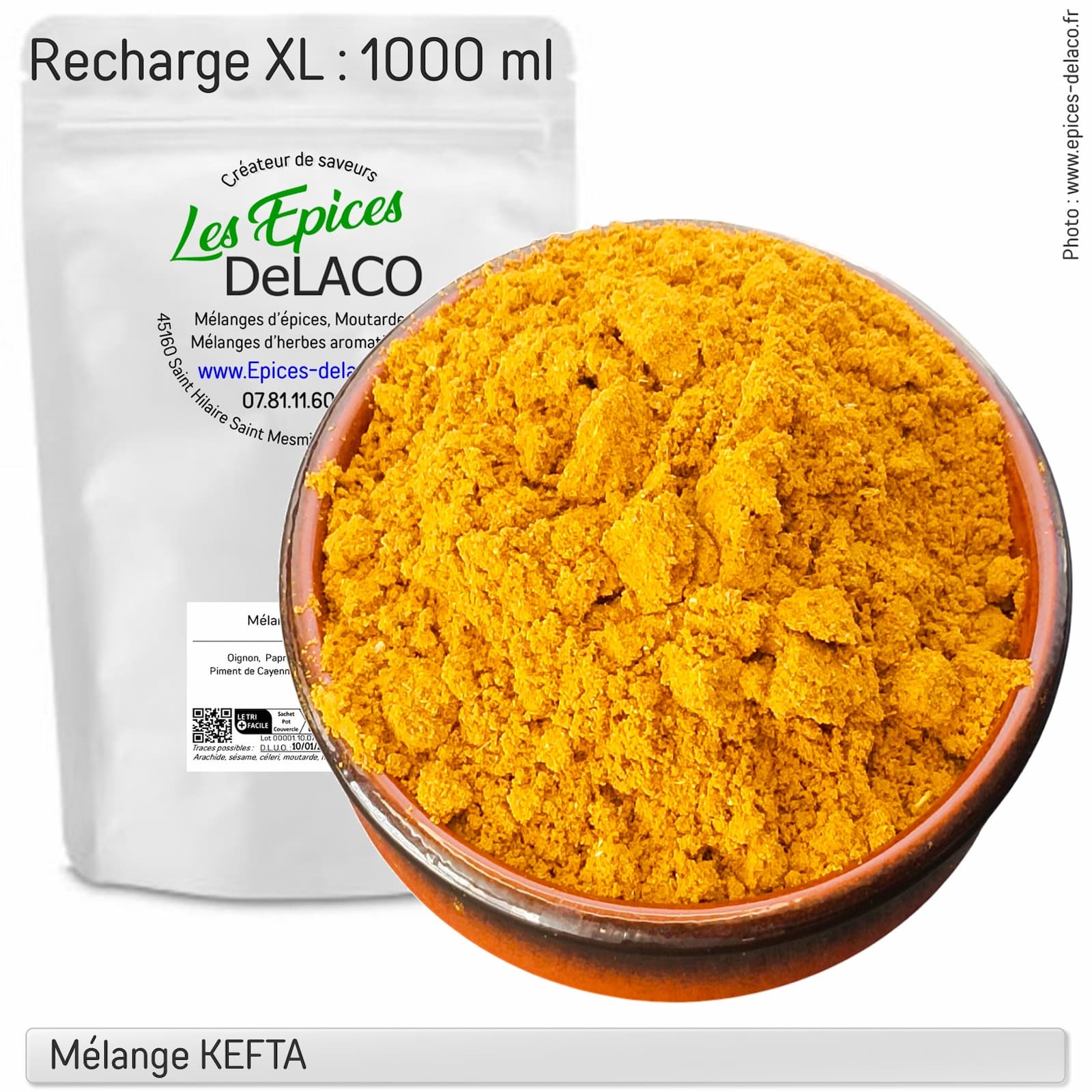 KEFTA 440g XL ... mélange d'épices, herbes aromatiques, condiments, piments – Image 3