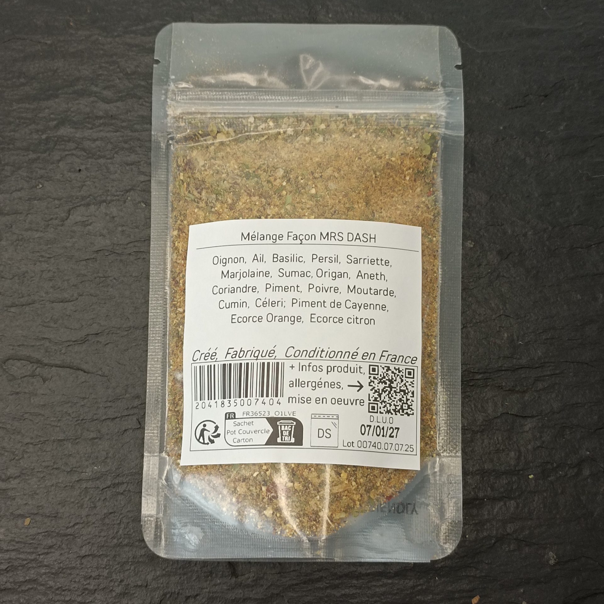 Façon Mrs DASH 110g M ... mélange d'épices, herbes aromatiques, condiments, piments – Image 5