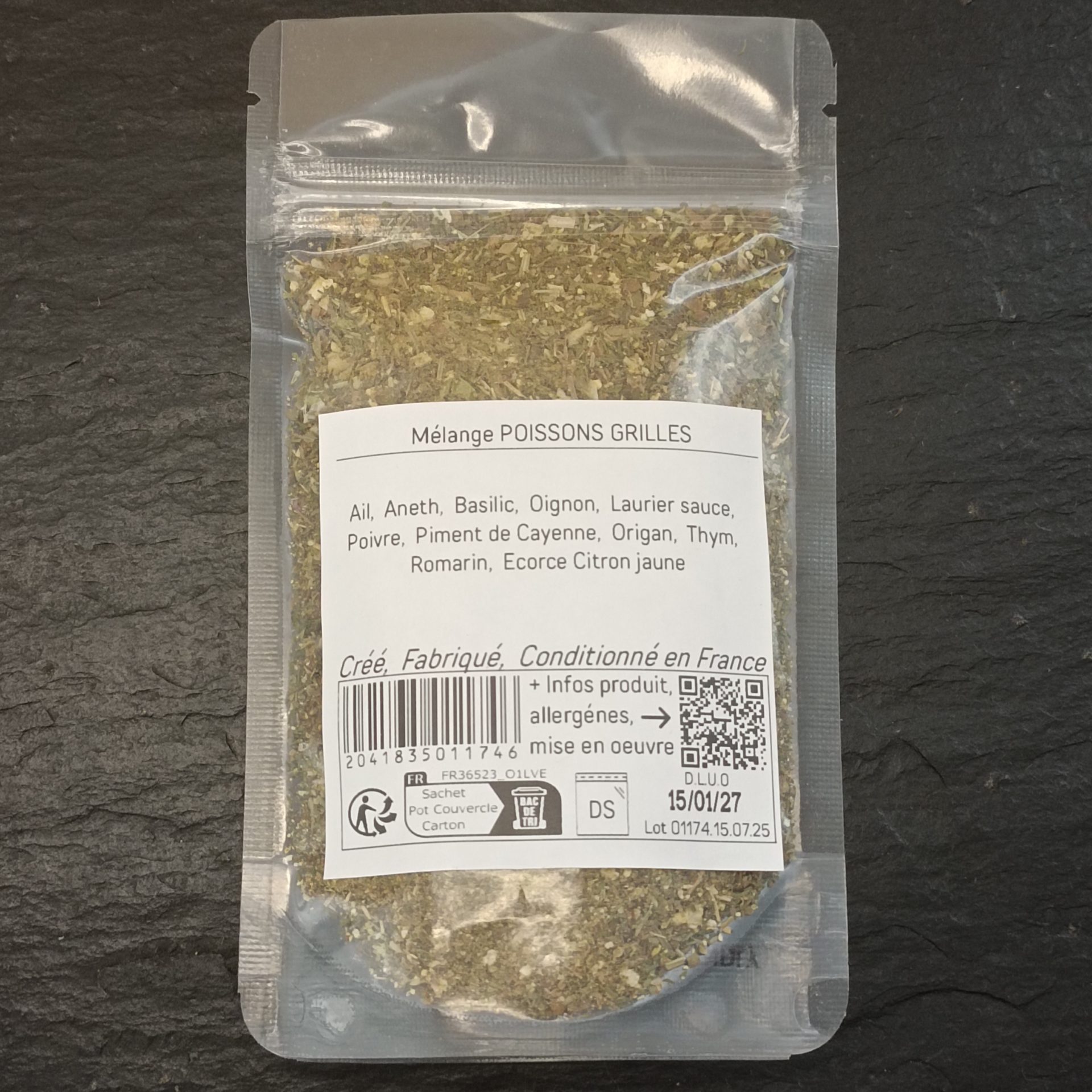 POISSONS GRILLES 500g PRO ... mélange d'épices, herbes aromatiques, condiments, piments – Image 5