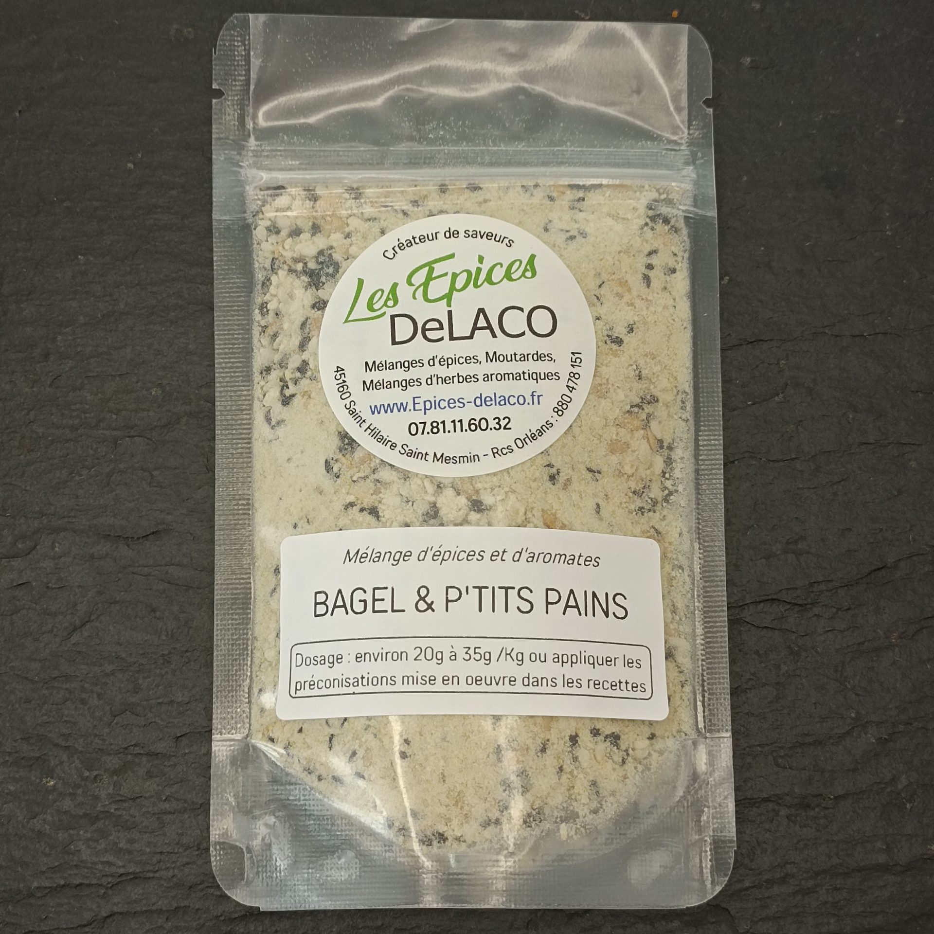 BAGEL et P'TITS PAINS 135g M ... mélange d'épices, herbes aromatiques, condiments, piments – Image 4