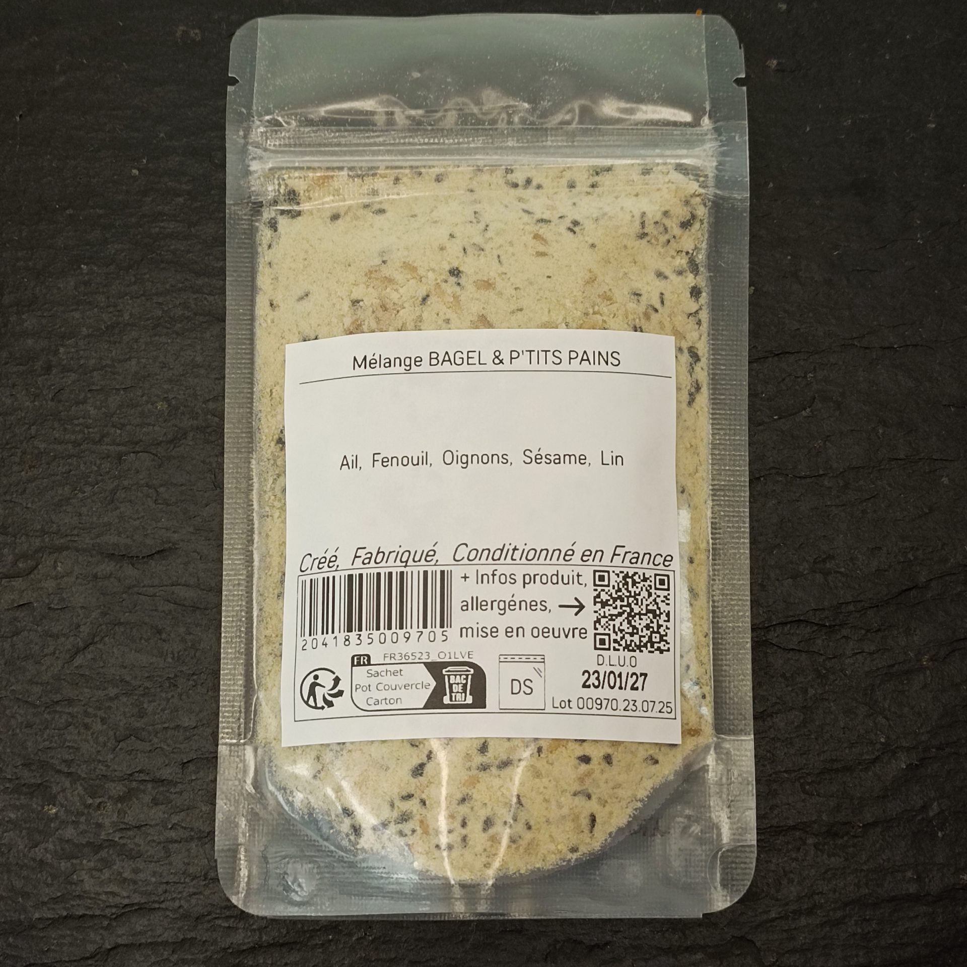 BAGEL et P'TITS PAINS 135g M ... mélange d'épices, herbes aromatiques, condiments, piments – Image 5