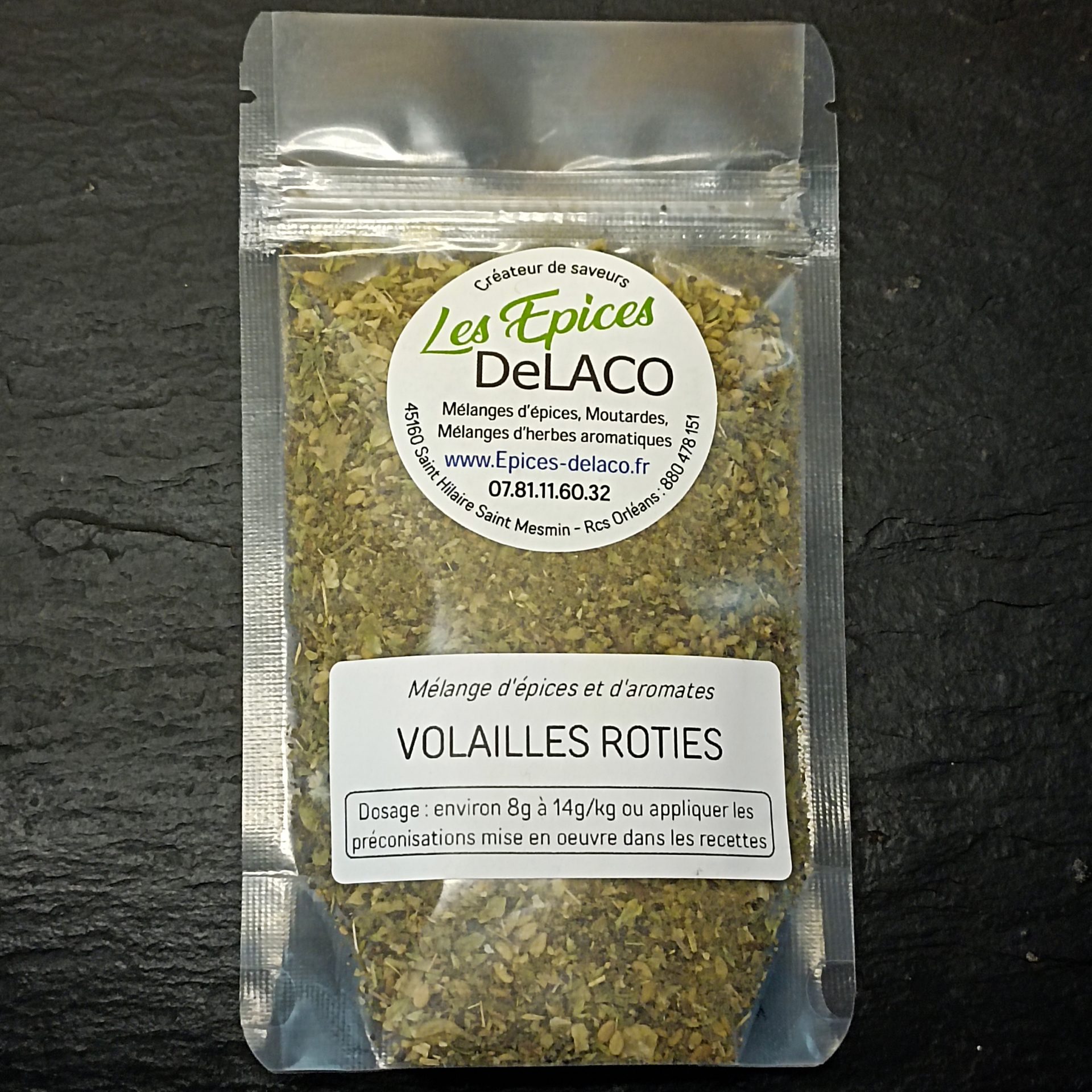 VOLAILLE ROTIE 80g M ... mélange d'épices, herbes aromatiques, condiments, piments – Image 4
