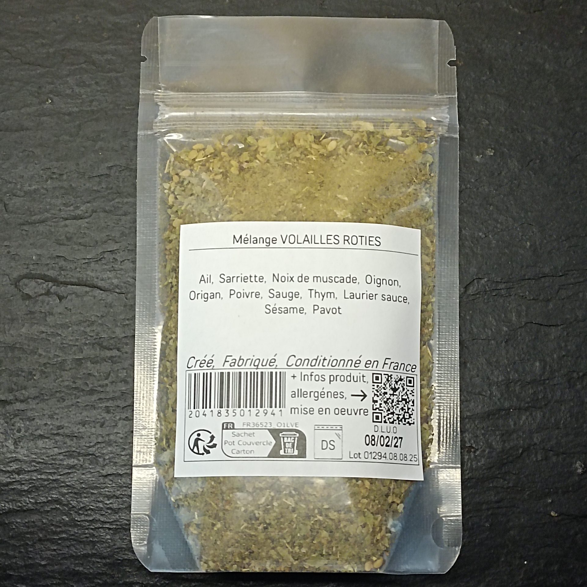 VOLAILLE ROTIE 80g M ... mélange d'épices, herbes aromatiques, condiments, piments – Image 5