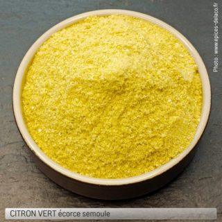 CITRON VERT écorce semoule - 400g - XL...fruit sec, fruit séché