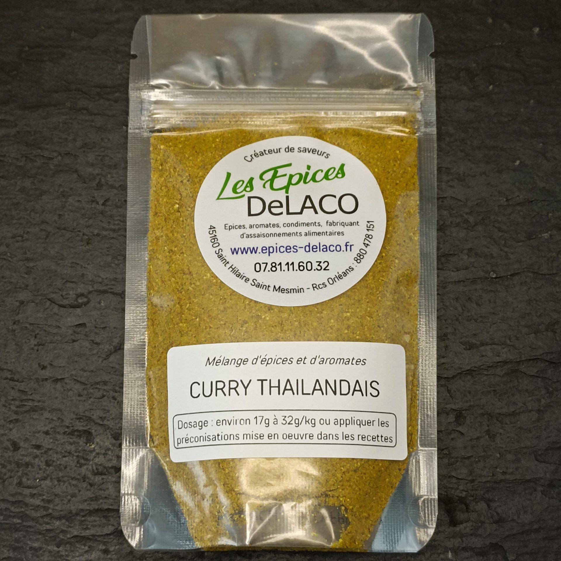 CURRY THAILANDAIS 200g L ... mélange d'épices, herbes aromatiques, condiments, piments – Image 4